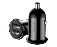 Baseus Ładowarka samochodowa Grain Pro (Dual USB 4.8A ) Black - 1306166 - zdjęcie 2